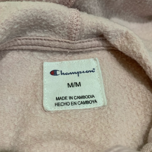 Woman’s Champion Pink Sweatshirt Hoodie - Picture 4 of 5